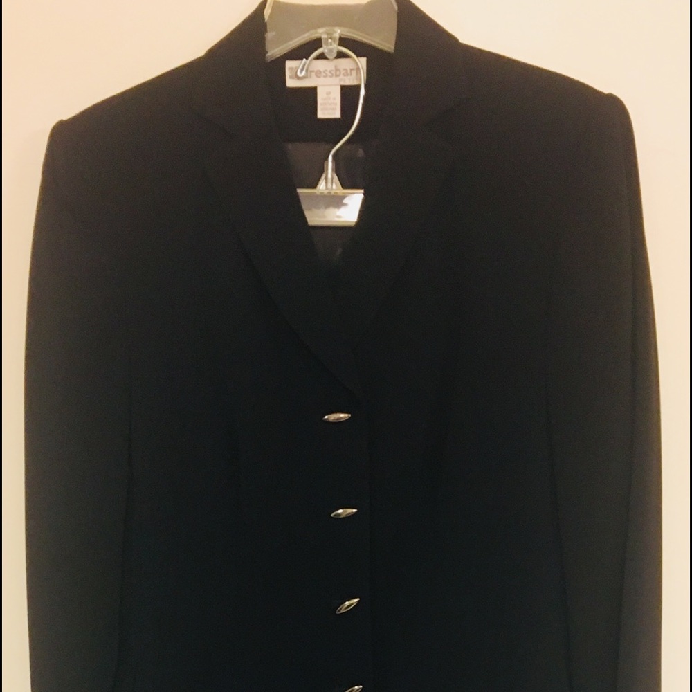 Professional Black Pant Suit